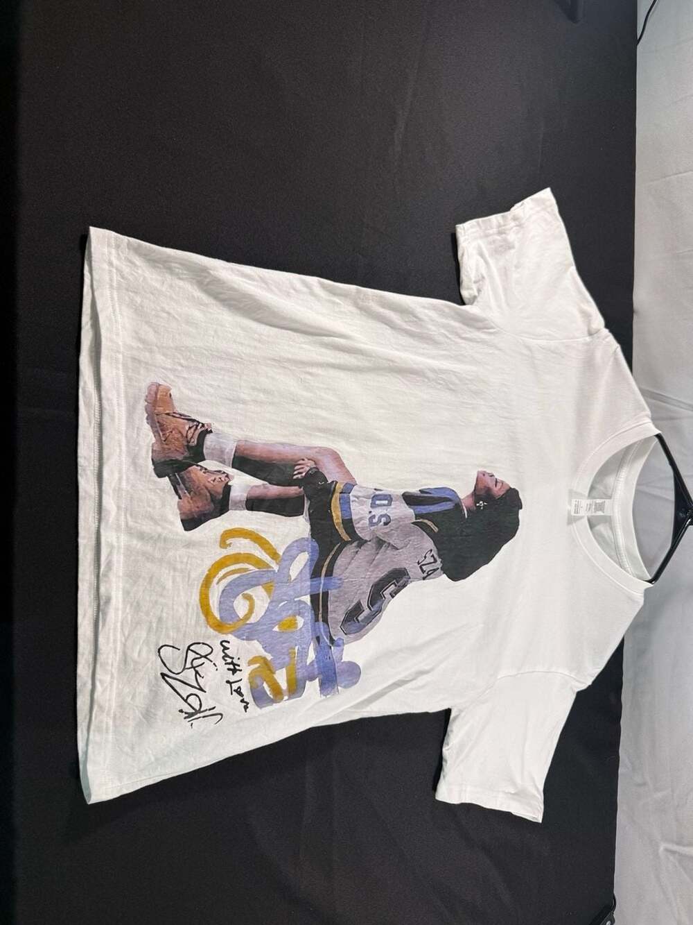 SZA SOS Tour Graphic T-Shirt With Snooze Lyrics White Size S